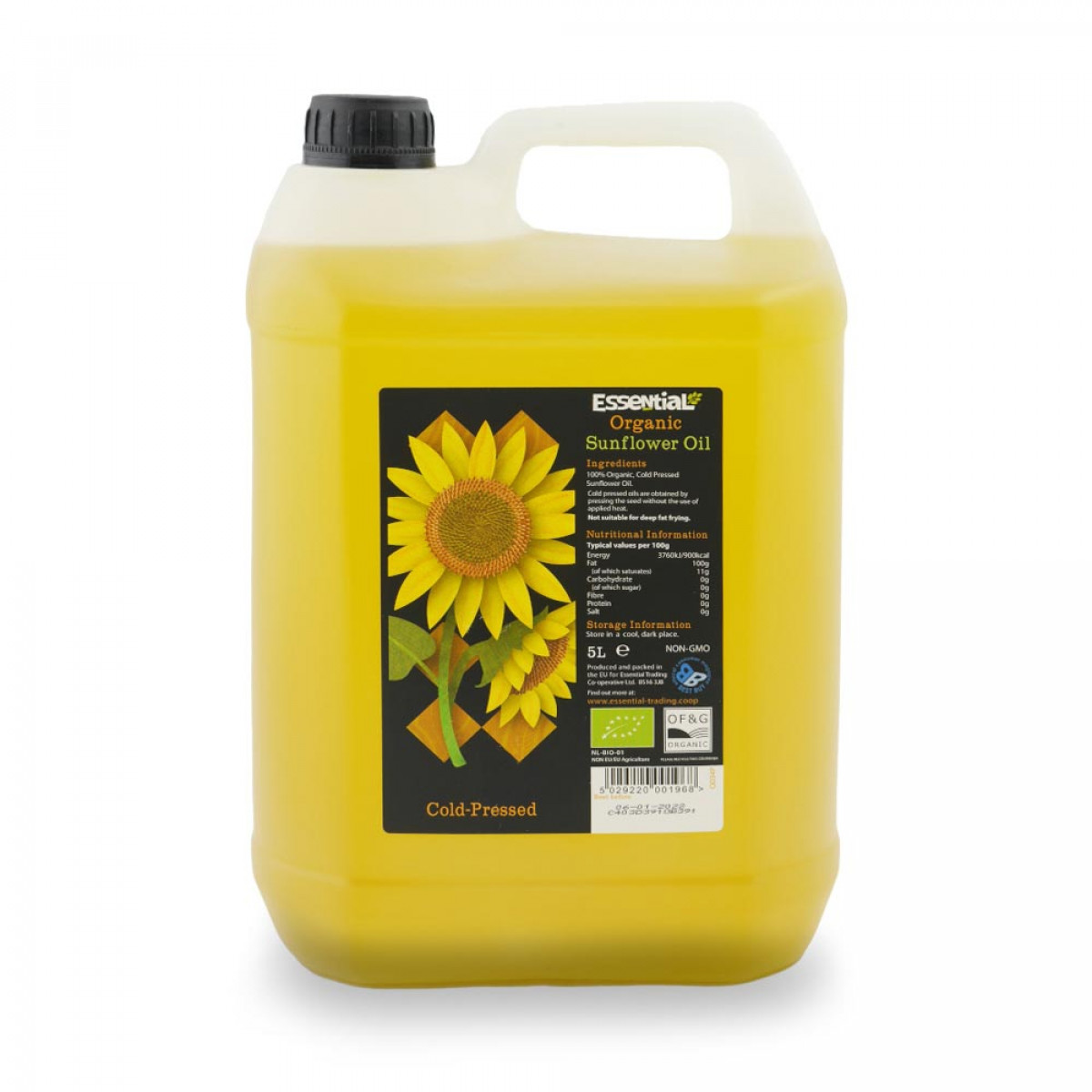 Product picture for Sunflower Oil - Cold Pressed