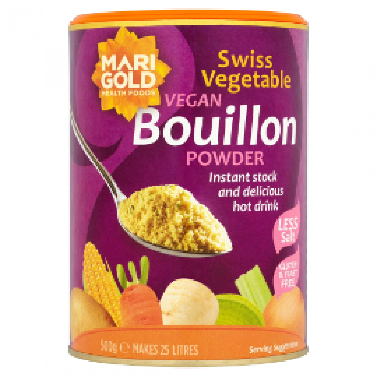 Product picture for Vegetable Bouillon (reduced salt) PURPLE