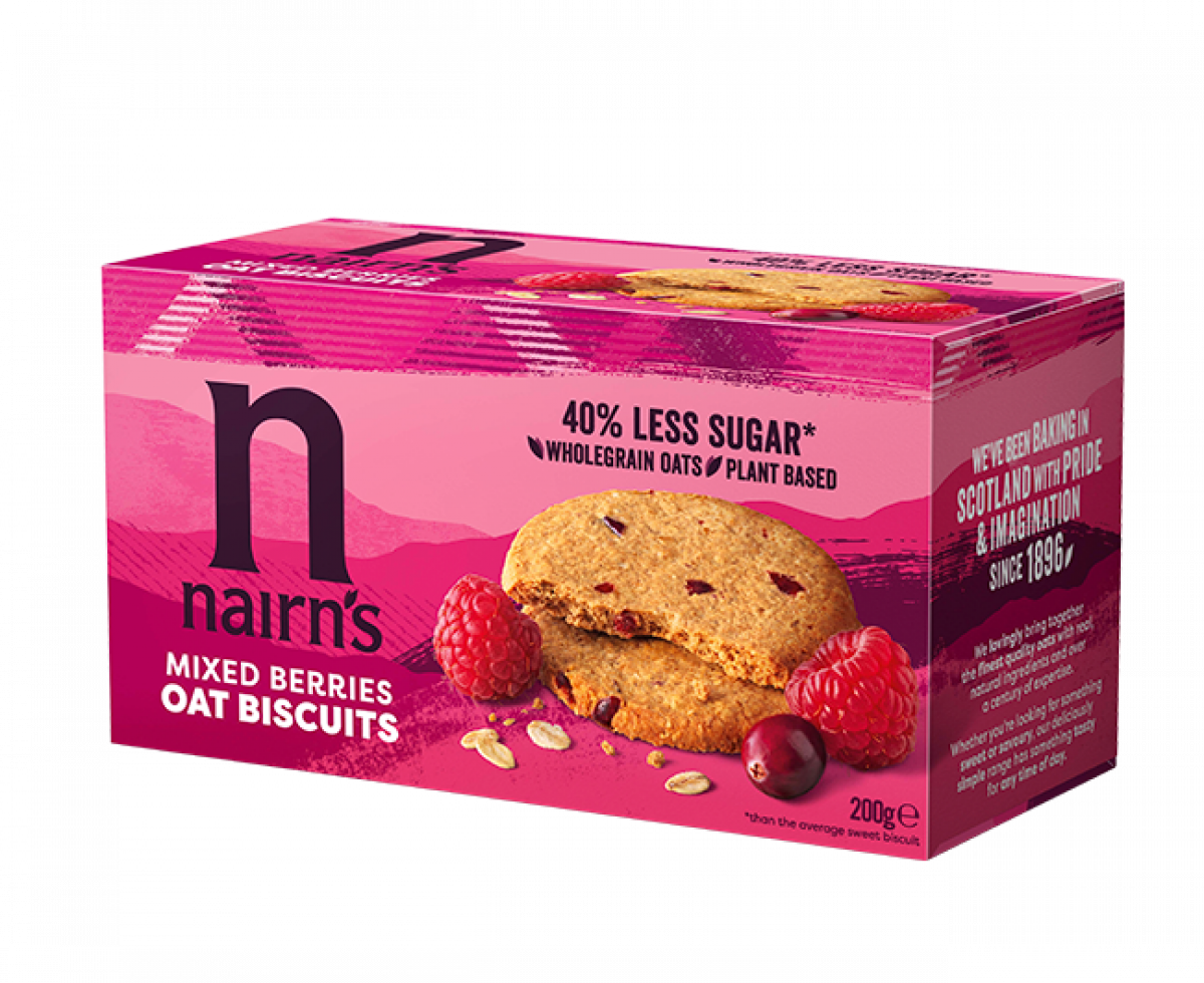 Product picture for Oat Biscuit Mixed Berries