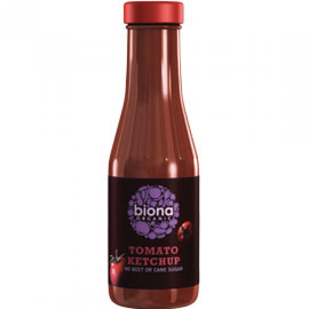 Product picture for Tomato Ketchup sweetened with Agave - Glass Bottle