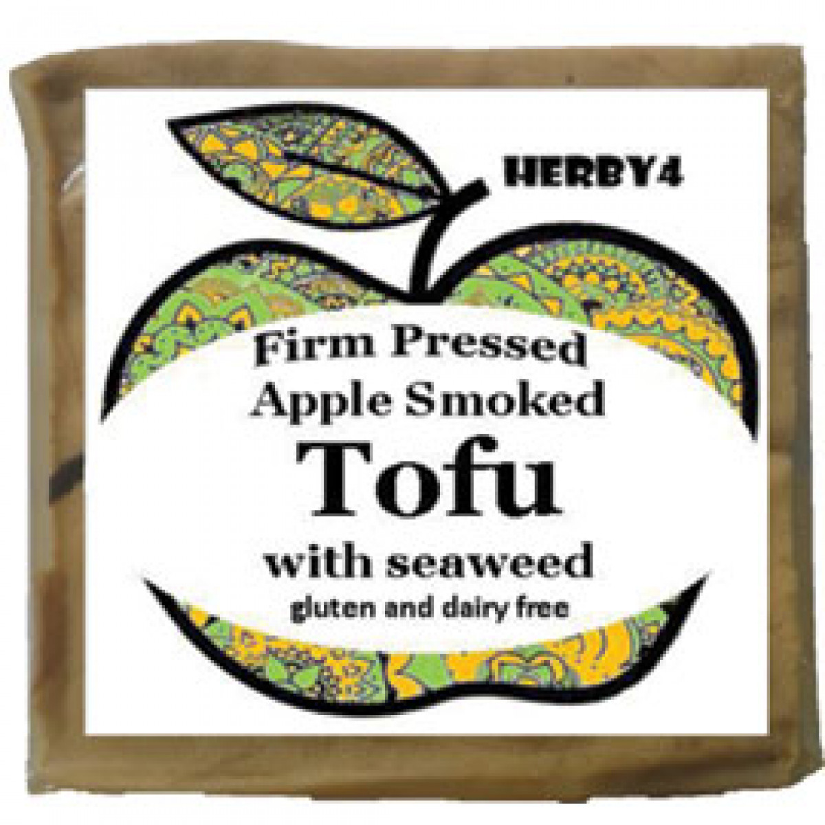 Product picture for Apple Smoked Tofu with Seaweed Firm Pressed