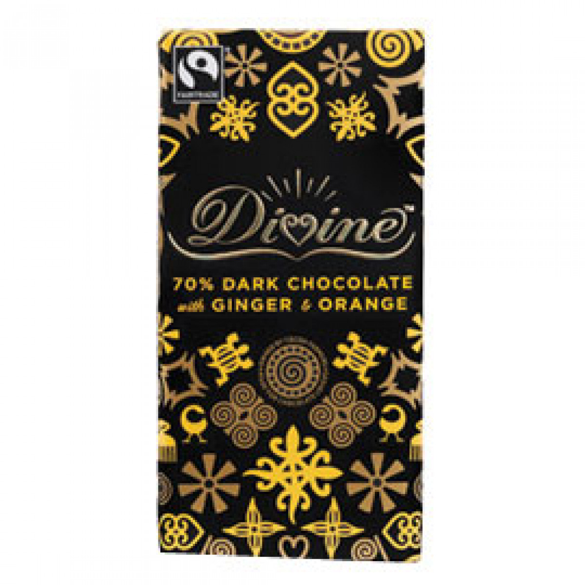 Product picture for Dark Chocolate 70% with Orange & Ginger