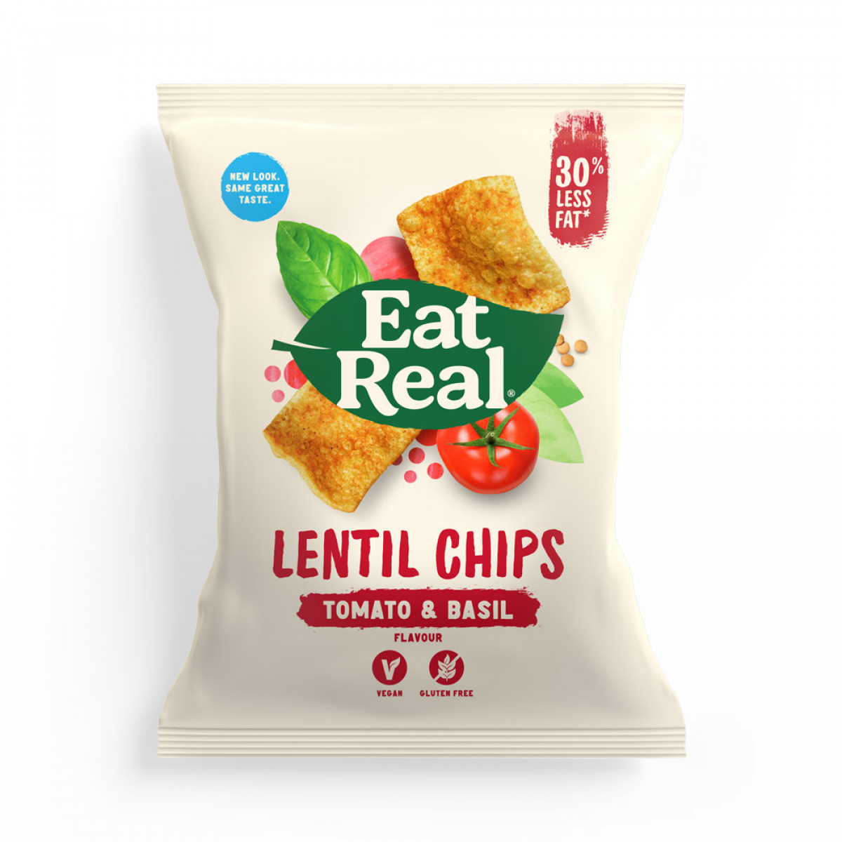 Product picture for Lentil Chips Tomato & Basil