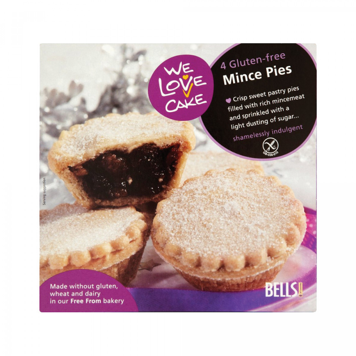 Product picture for Mince Pies (4) Gluten Free