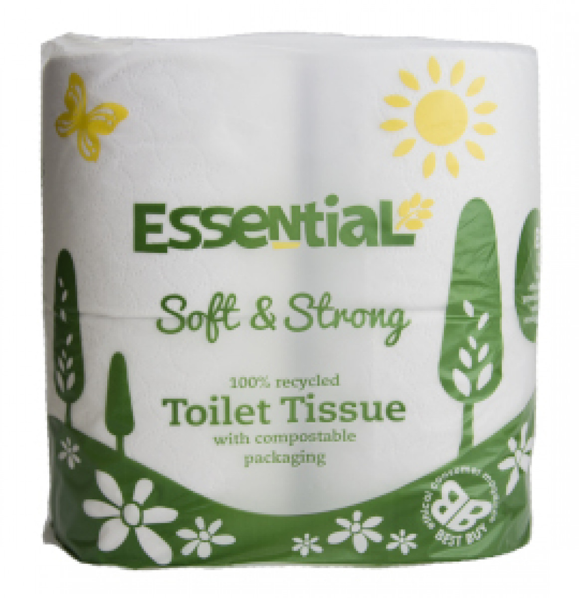 Product picture for Soft Toilet Tissue (Recycled) (Compostable film)