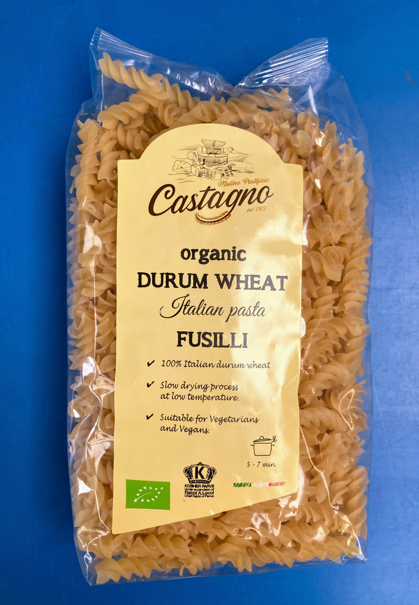 Product picture for Fusilli pasta - white durum wheat