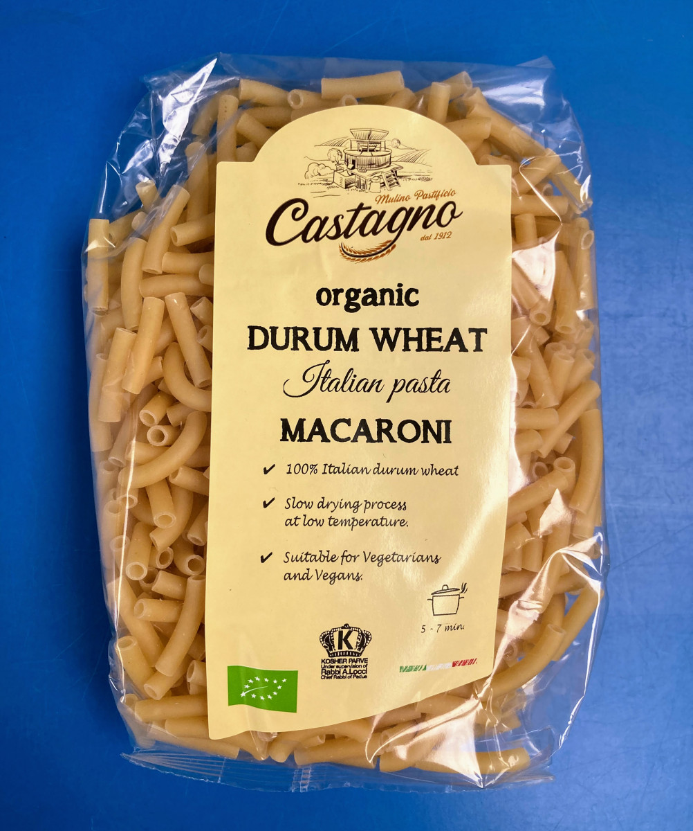 Product picture for Macaroni pasta - white durum wheat