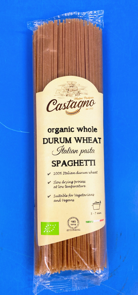 Product picture for Spaghetti pasta - whole durum wheat