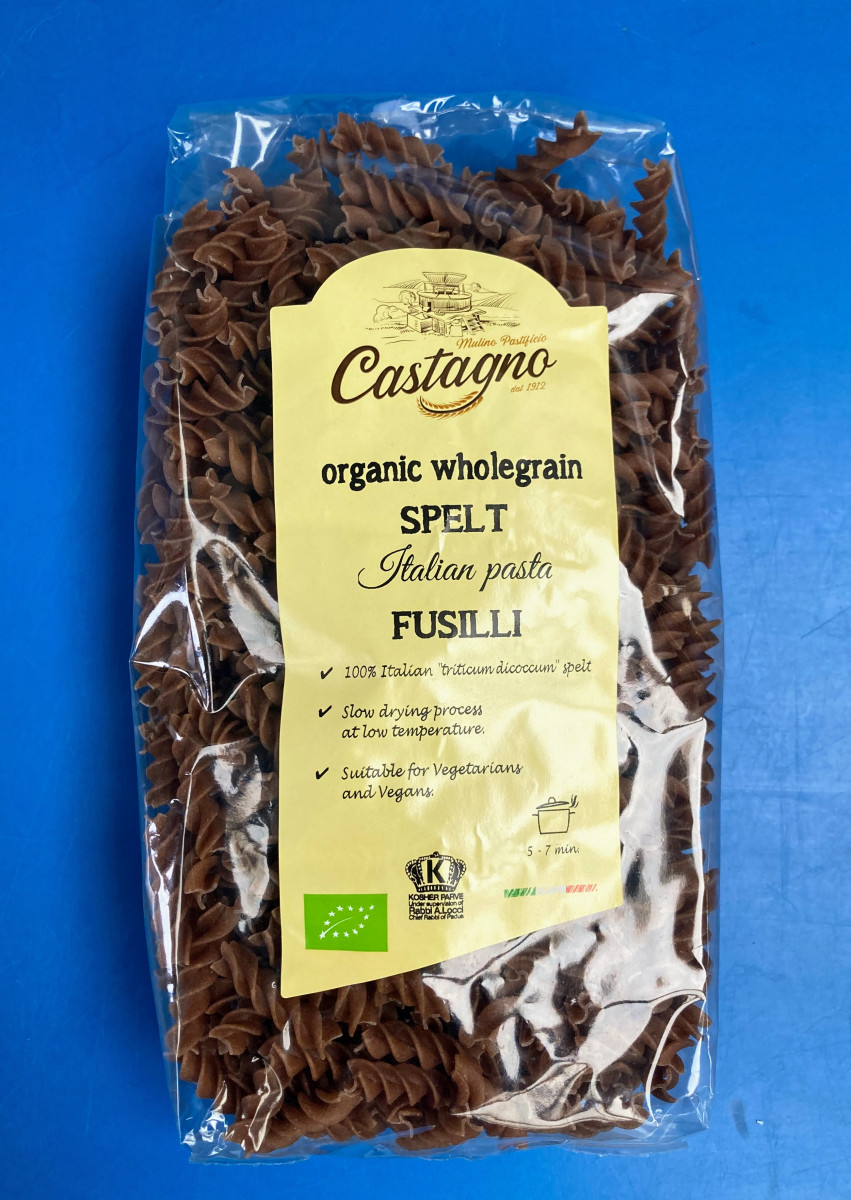 Product picture for Fusilli pasta - wholemeal spelt