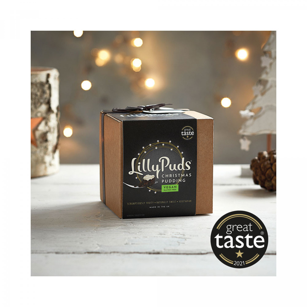 Product picture for Vegan & Gluten Free Christmas Pudding