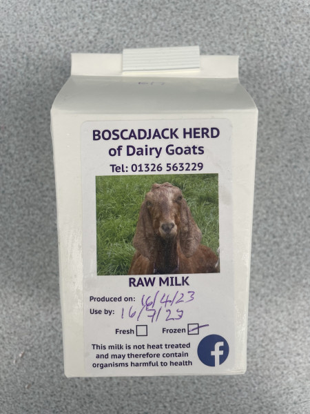 Thumbnail image for Raw Goats milk, Frozen