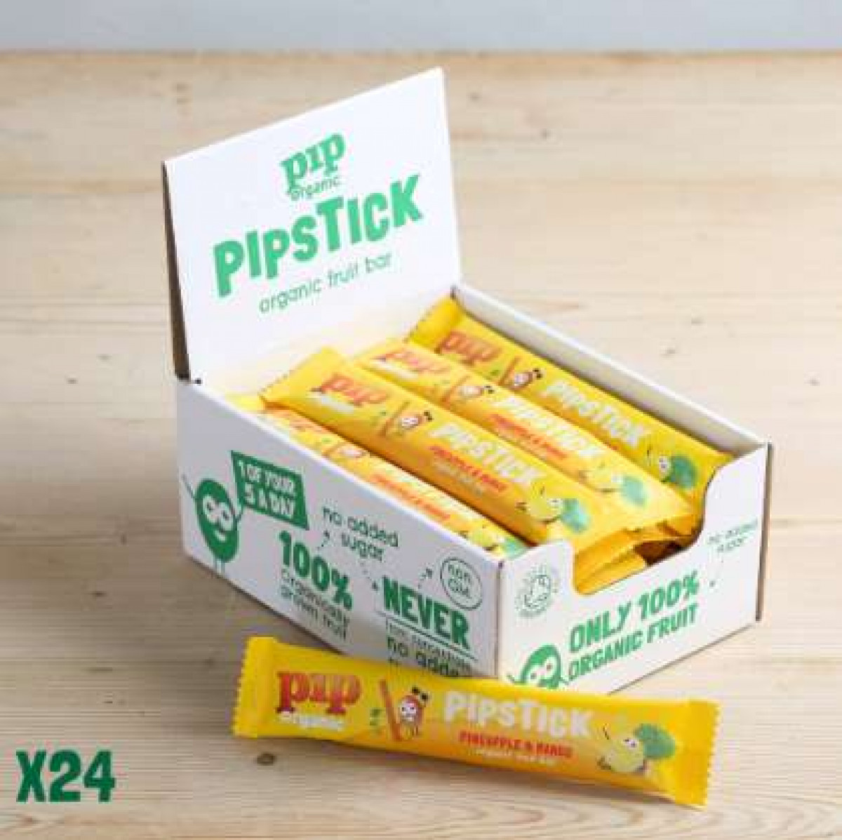 Product picture for Pipstick Mango and Pineapple Fruit Bar