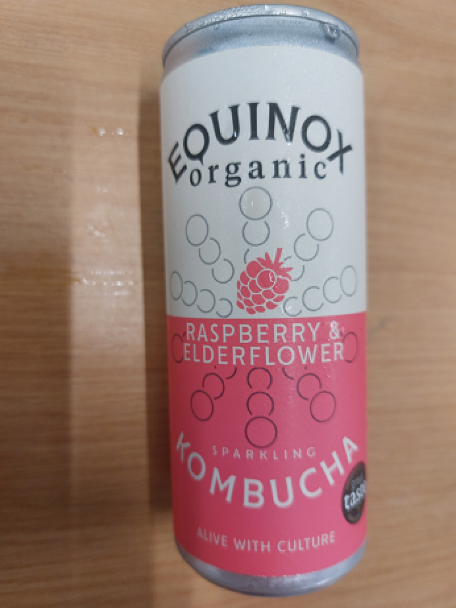 Product picture for Equinox Kombucha - Raspberry and Elderflower