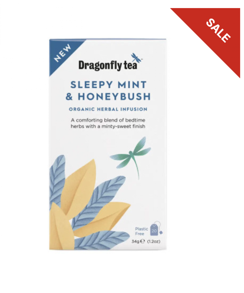 Product picture for Dragonfly Tea Sleepy Mint & Honeybush Tea (4 x 20bags) -PROMO 20% OFF